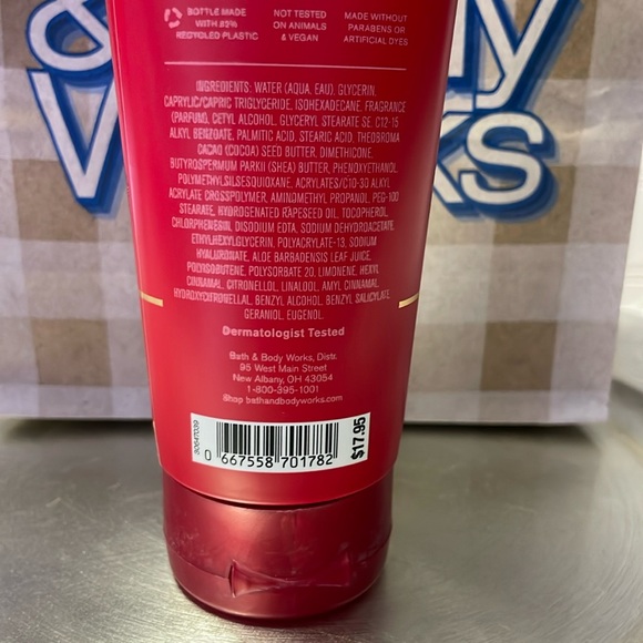 Bath & Body Works Winter Candy Apple Body Cream- 8 oz Bottle - Picture 7 of 11